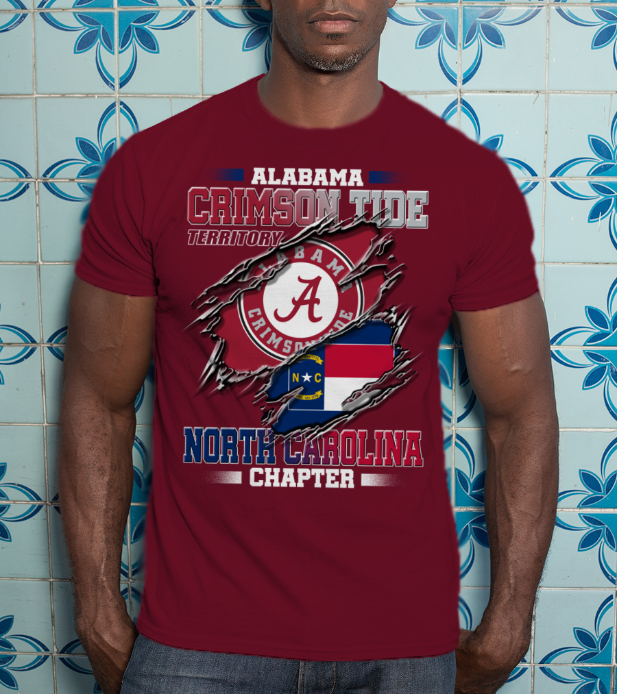 Alabama Crimson Tide Territory North Carolina Chapter T-Shirt