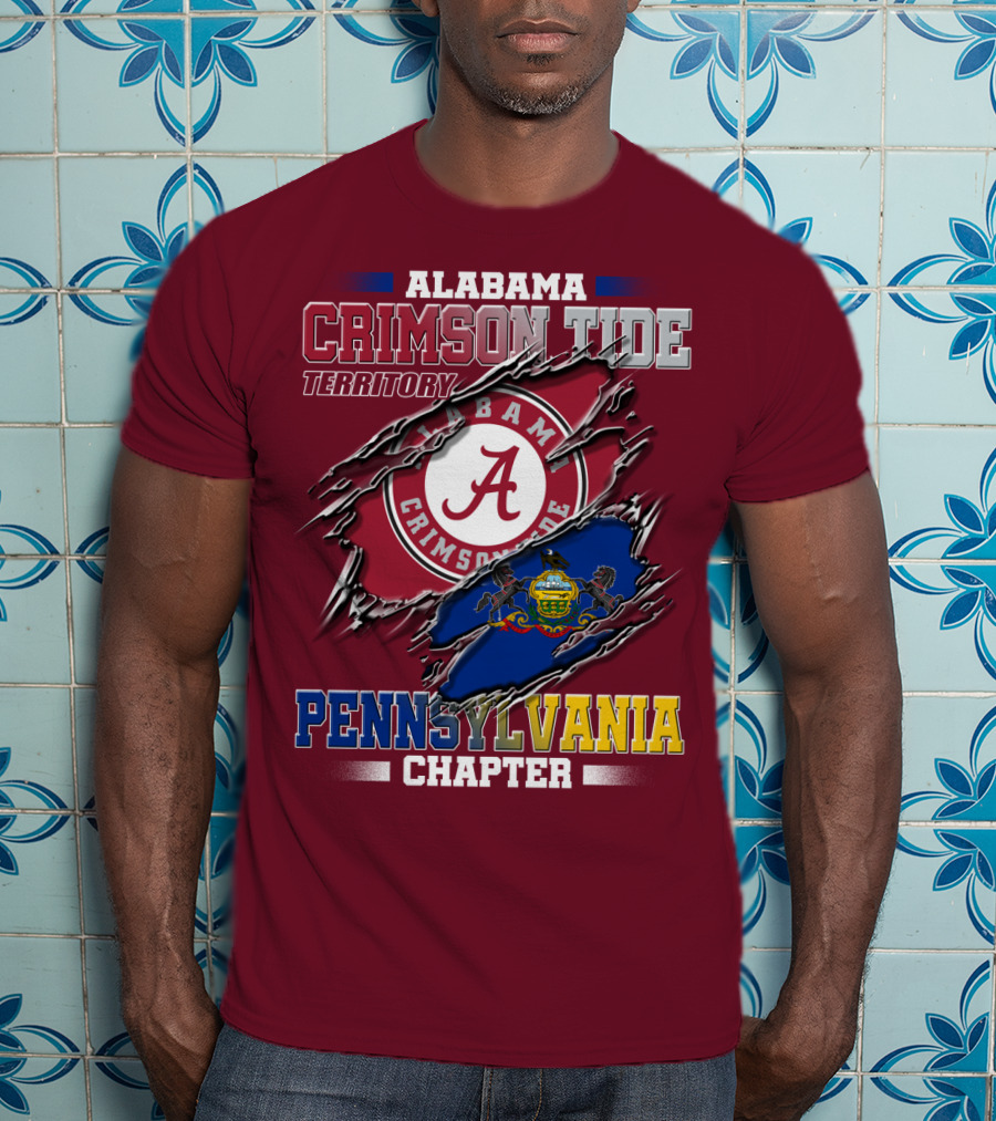 Alabama Crimson Tide Territory Pennsylvania Chapter T-Shirt