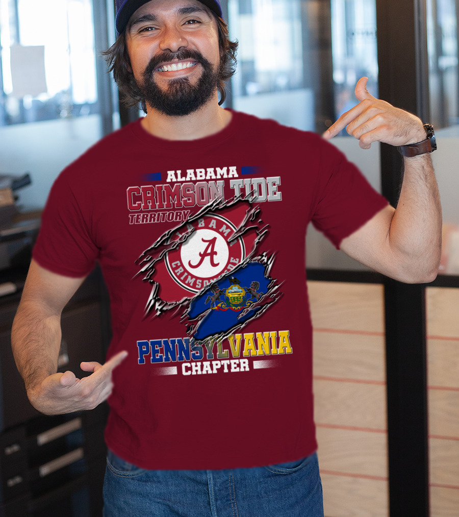 Alabama Crimson Tide Territory Pennsylvania Chapter T-Shirt