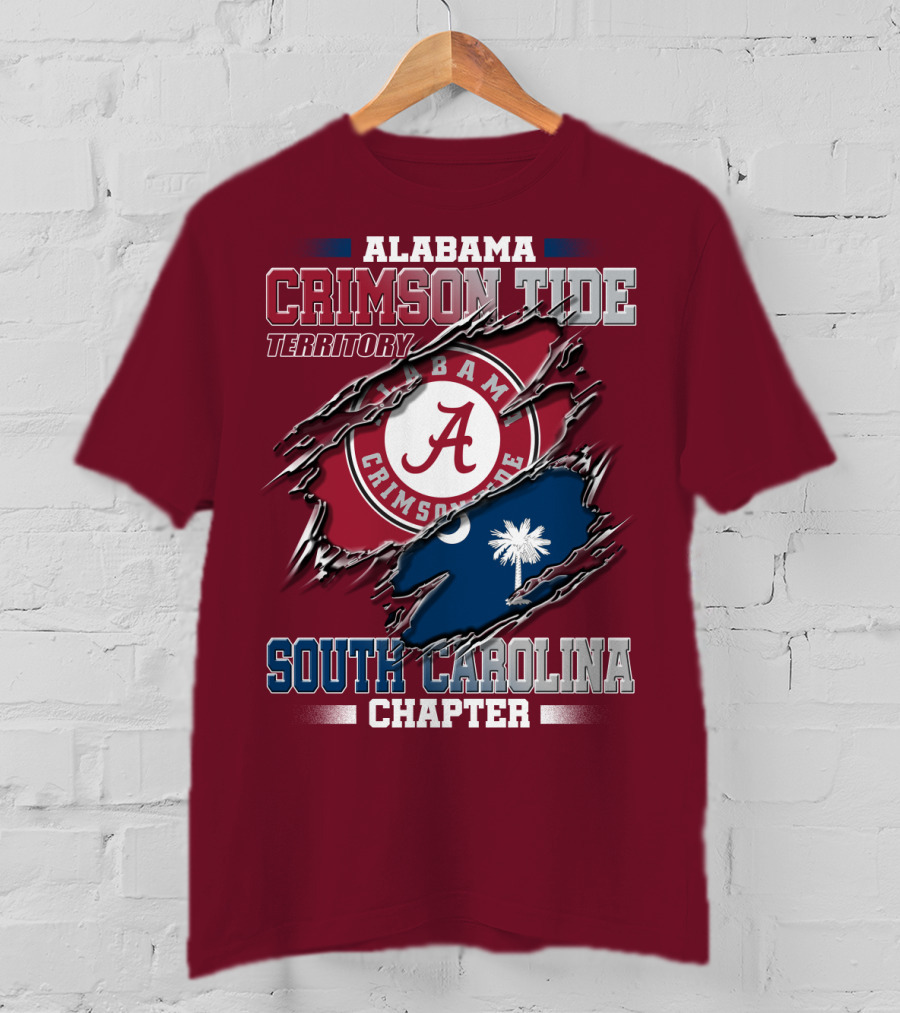 Alabama Crimson Tide Territory South Carolina Chapter T-Shirt