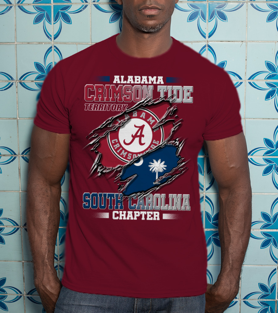 Alabama Crimson Tide Territory South Carolina Chapter T-Shirt