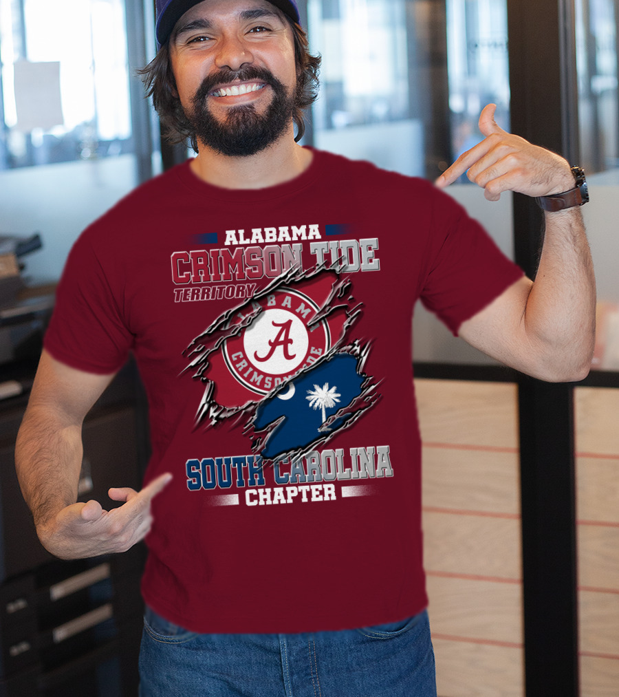 Alabama Crimson Tide Territory South Carolina Chapter T-Shirt