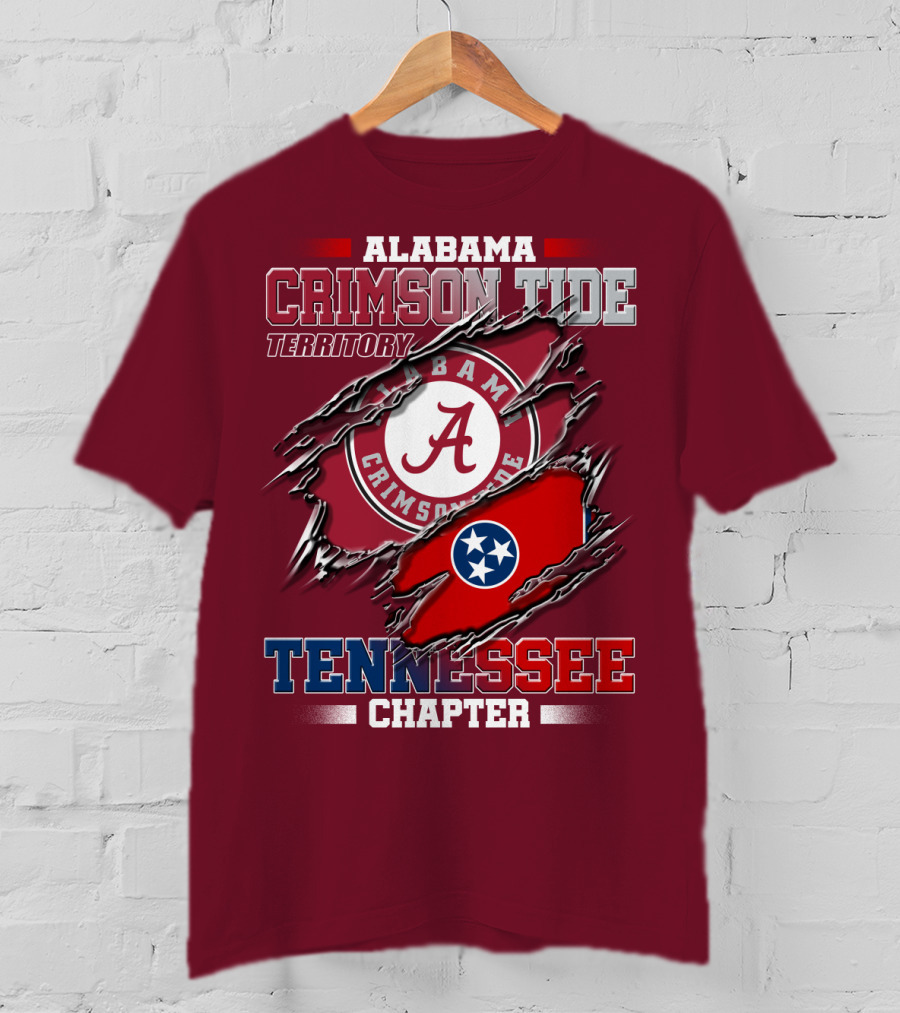 Alabama Crimson Tide Territory Tennessee Chapter T-Shirt