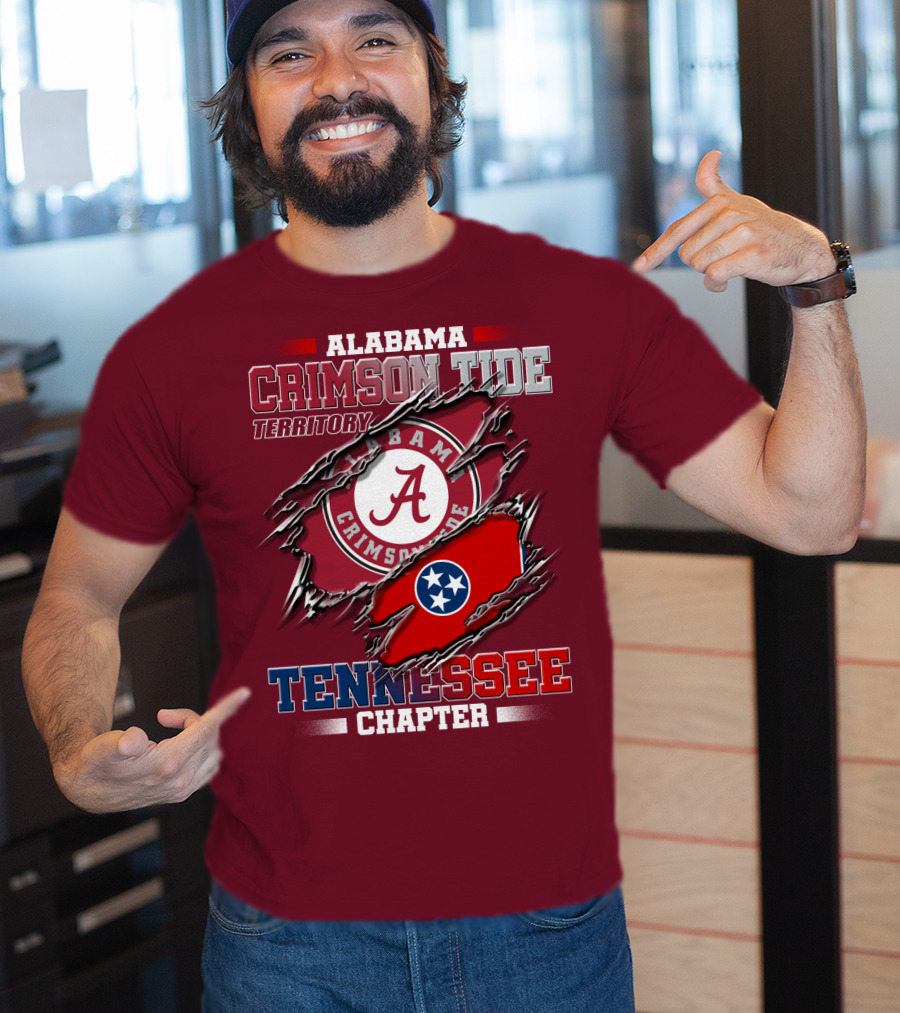 Alabama Crimson Tide Territory Tennessee Chapter T-Shirt
