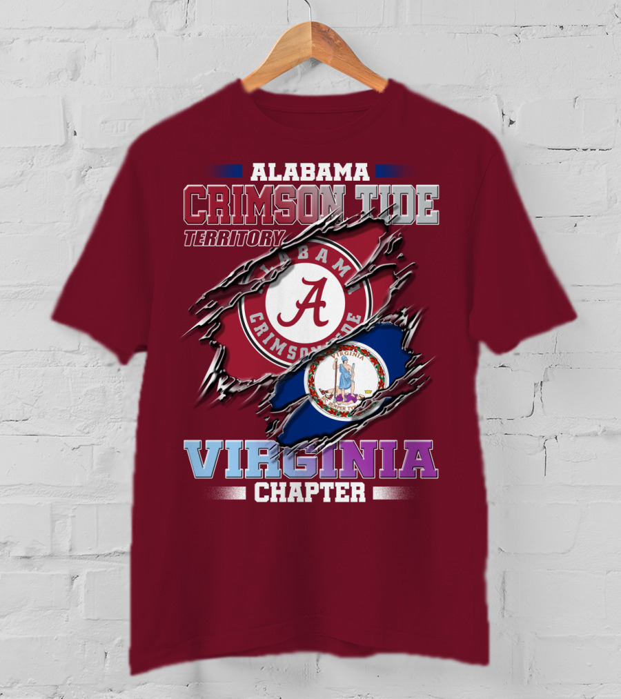 Alabama Crimson Tide Territory Virginia Chapter T-Shirt