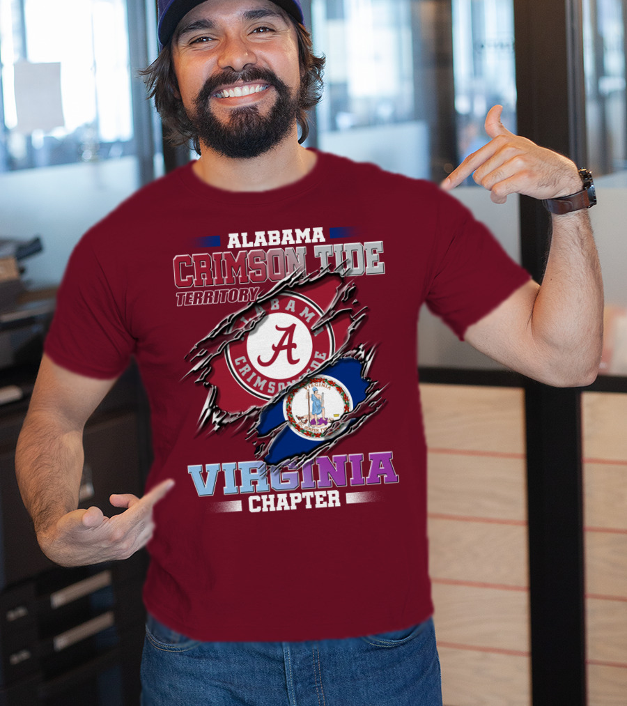 Alabama Crimson Tide Territory Virginia Chapter T-Shirt