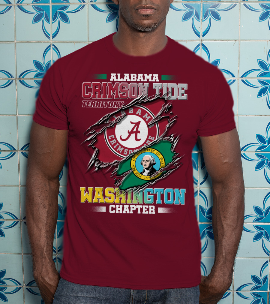 Alabama Crimson Tide Territory Washington Chapter T-Shirt