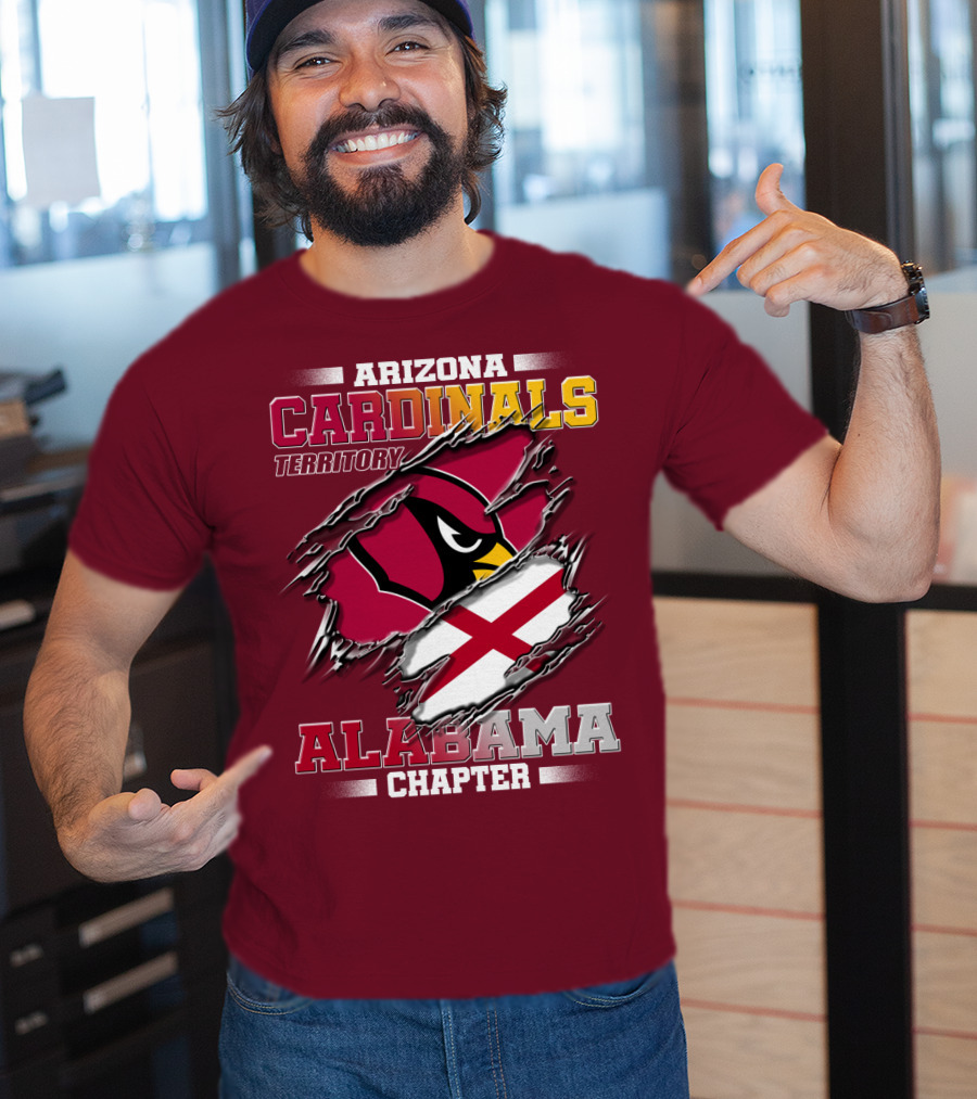Arizona Cardinals Territory Alabama Chapter T-Shirt