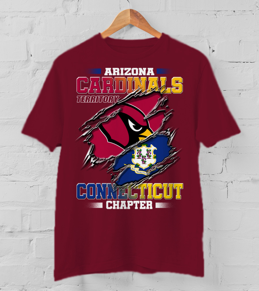 Arizona Cardinals Territory Connecticut Chapter T-Shirt