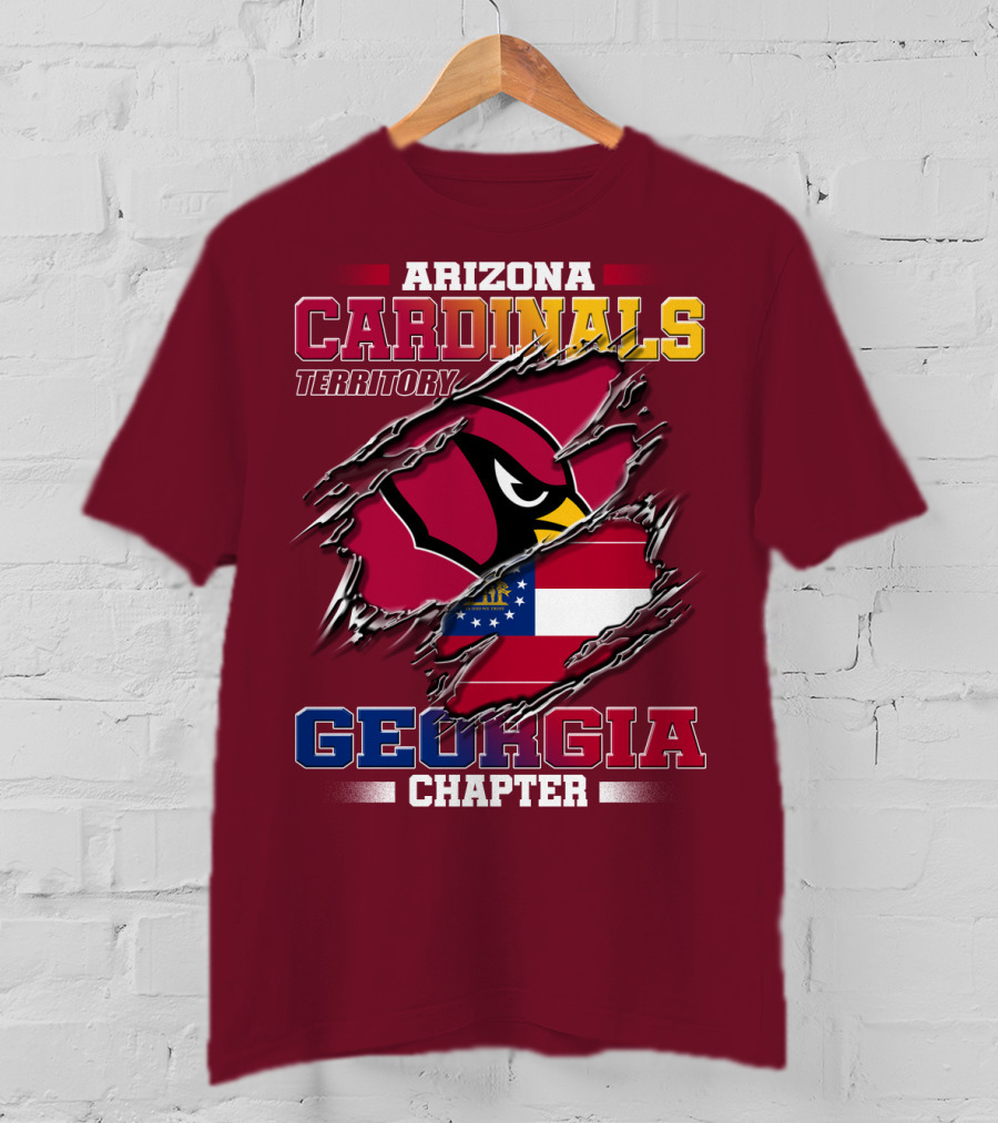 Arizona Cardinals Territory Georgia Chapter T-Shirt