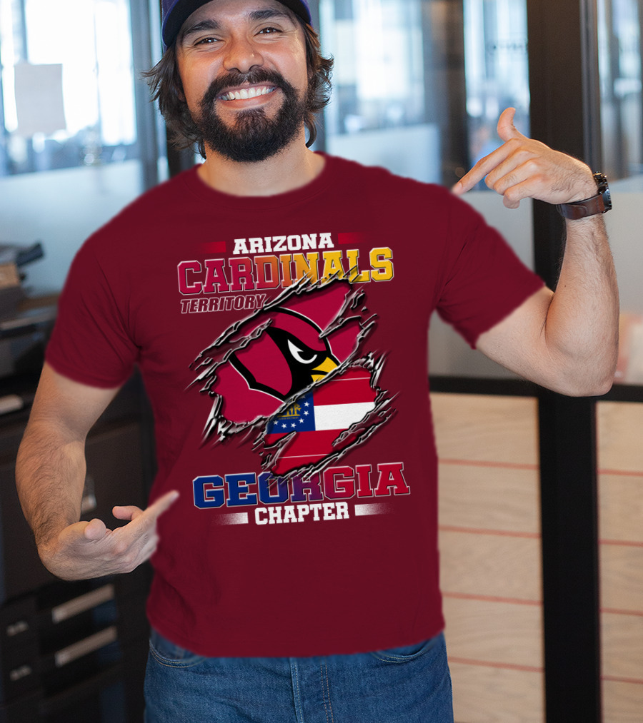 Arizona Cardinals Territory Georgia Chapter T-Shirt