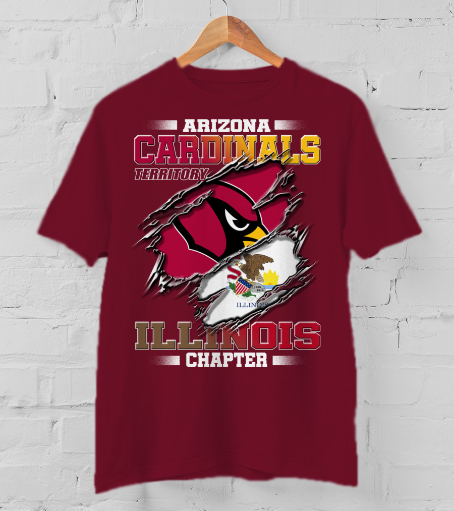Arizona Cardinals Territory Illinois Chapter T-Shirt
