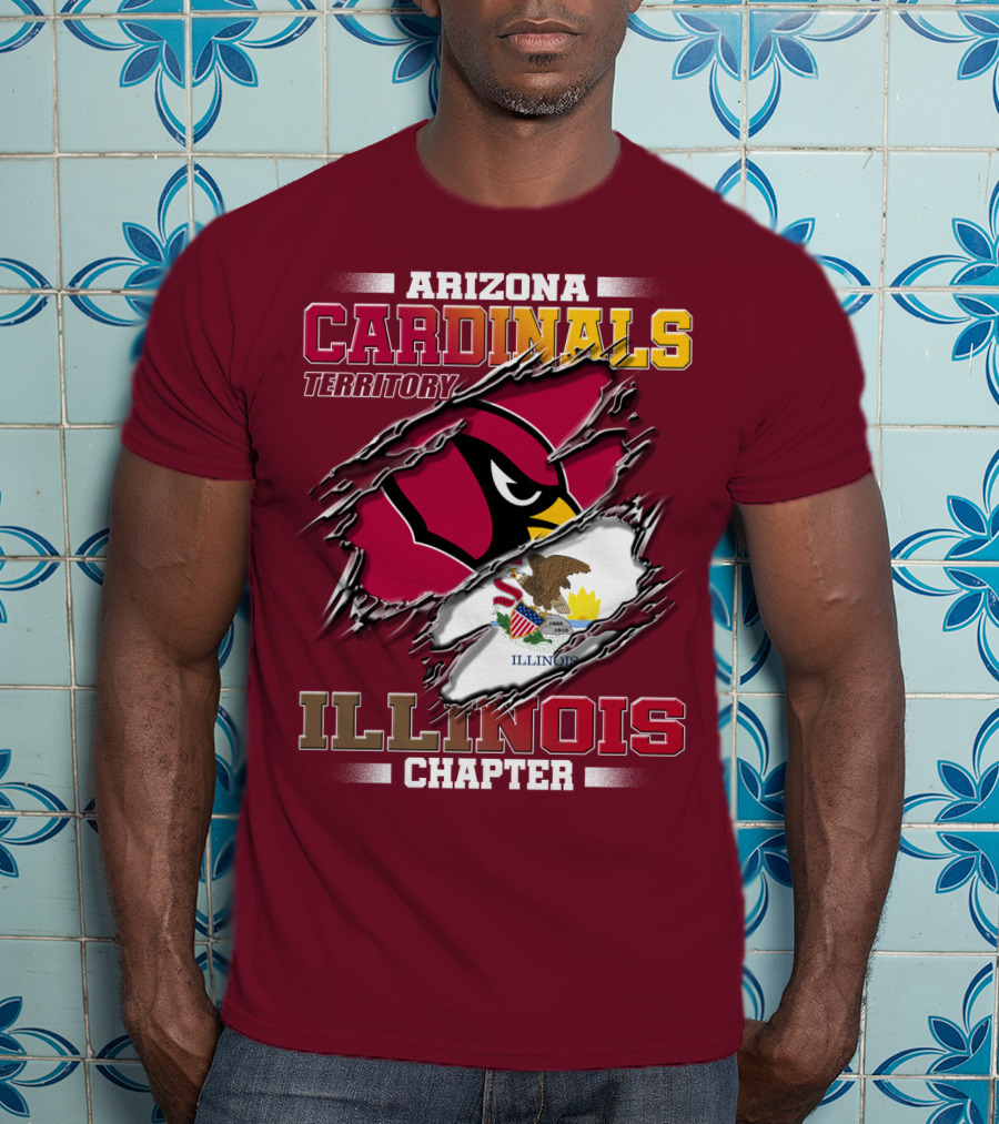 Arizona Cardinals Territory Illinois Chapter T-Shirt