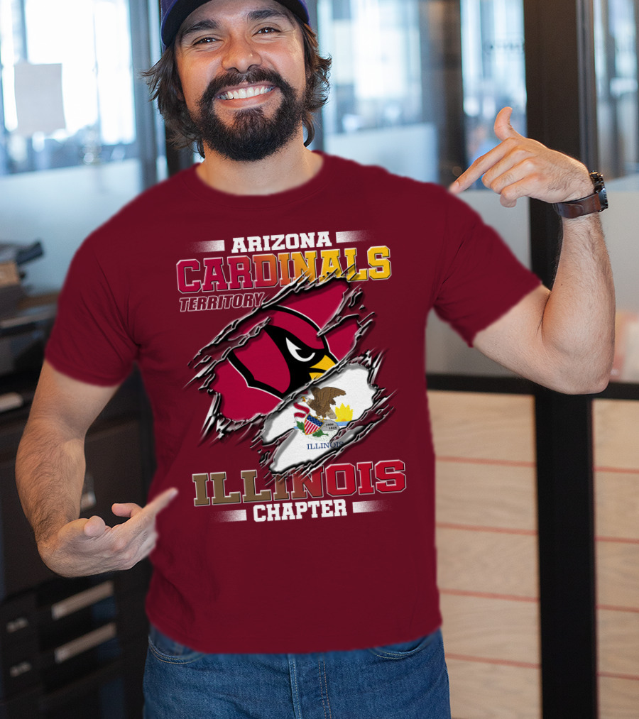 Arizona Cardinals Territory Illinois Chapter T-Shirt