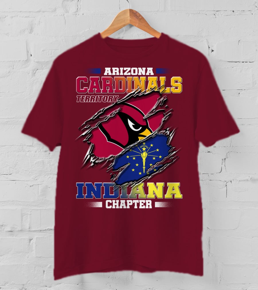 Arizona Cardinals Territory Indiana Chapter T-Shirt