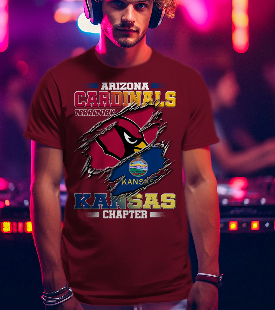 Arizona Cardinals Territory Kansas Chapter T-Shirt