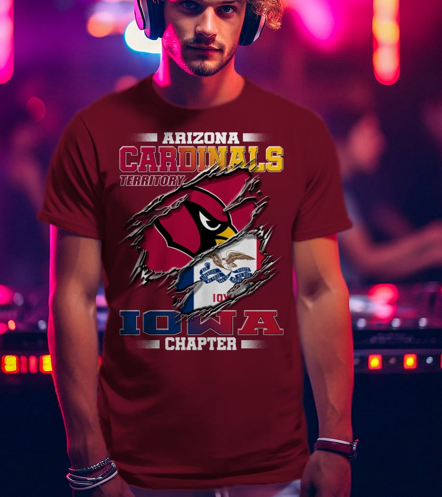 Arizona Cardinals Territory Iowa Chapter T-Shirt