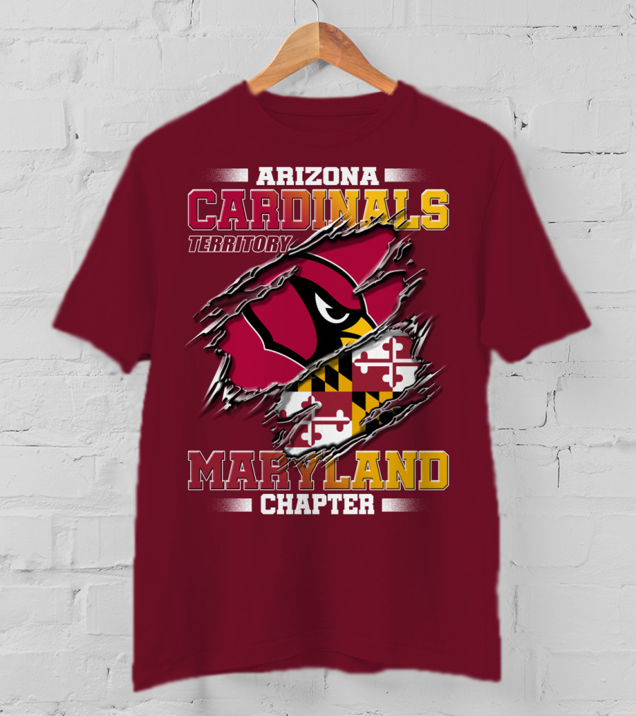 Arizona Cardinals Territory Maryland Chapter T-Shirt