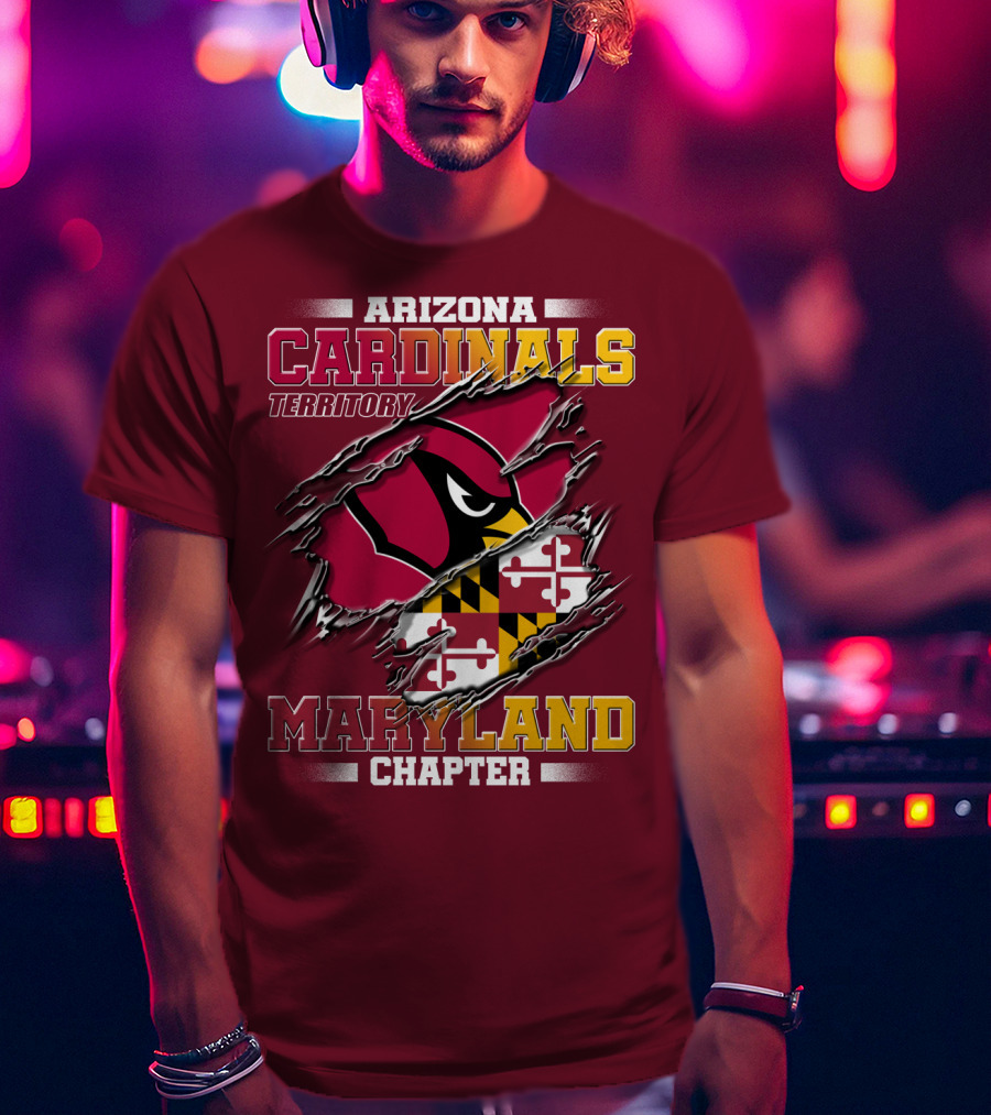 Arizona Cardinals Territory Maryland Chapter T-Shirt