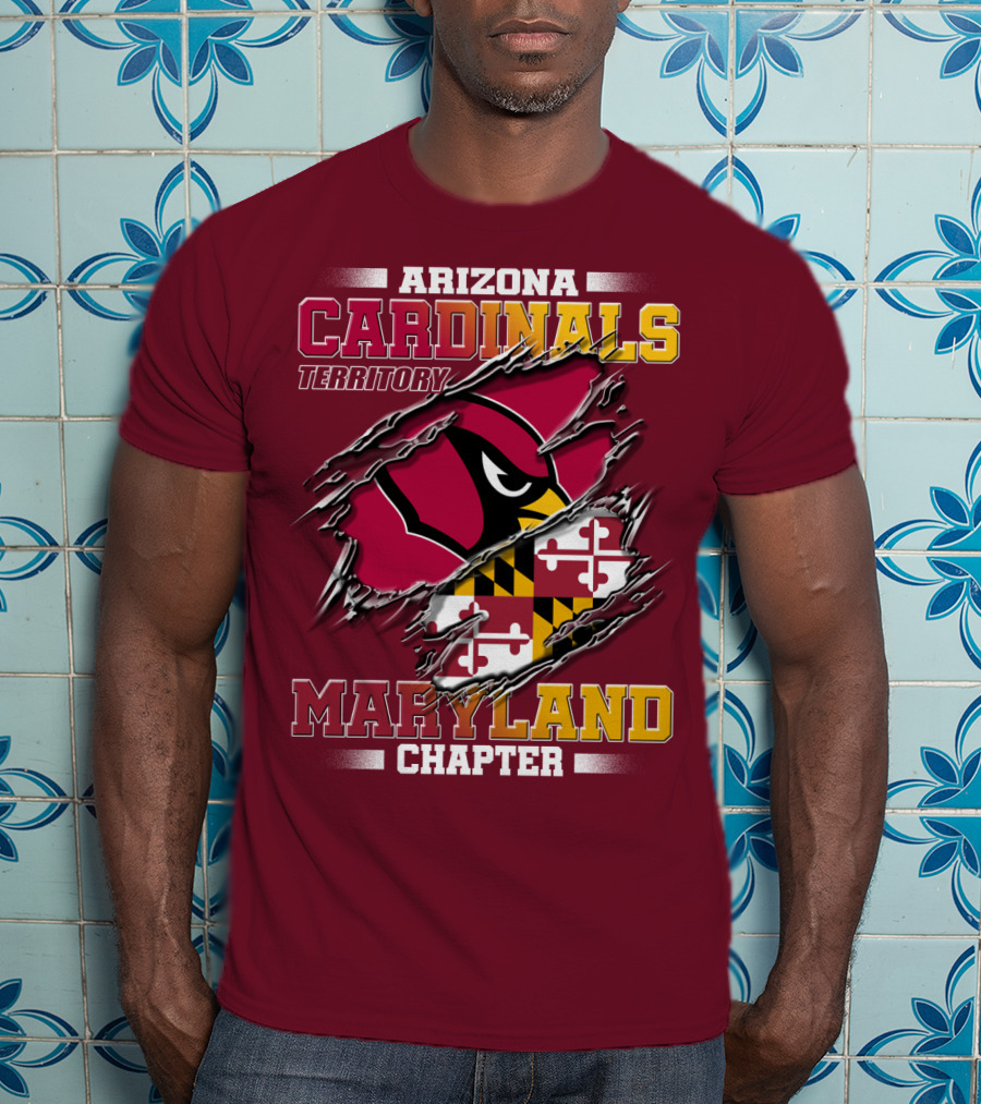 Arizona Cardinals Territory Maryland Chapter T-Shirt