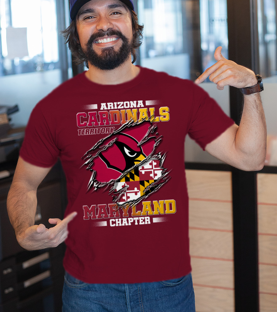Arizona Cardinals Territory Maryland Chapter T-Shirt