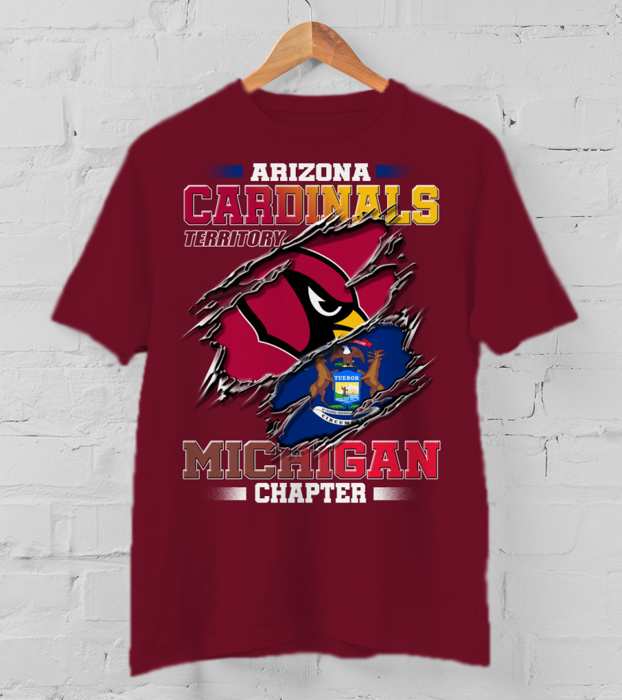 Arizona Cardinals Territory Michigan Chapter T-Shirt