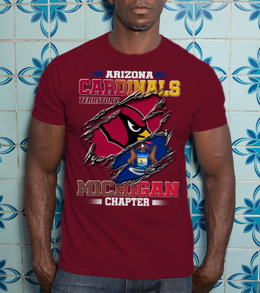 Arizona Cardinals Territory Michigan Chapter T-Shirt