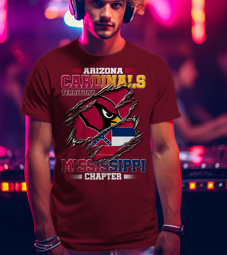 Arizona Cardinals Territory Mississippi Chapter T-Shirt