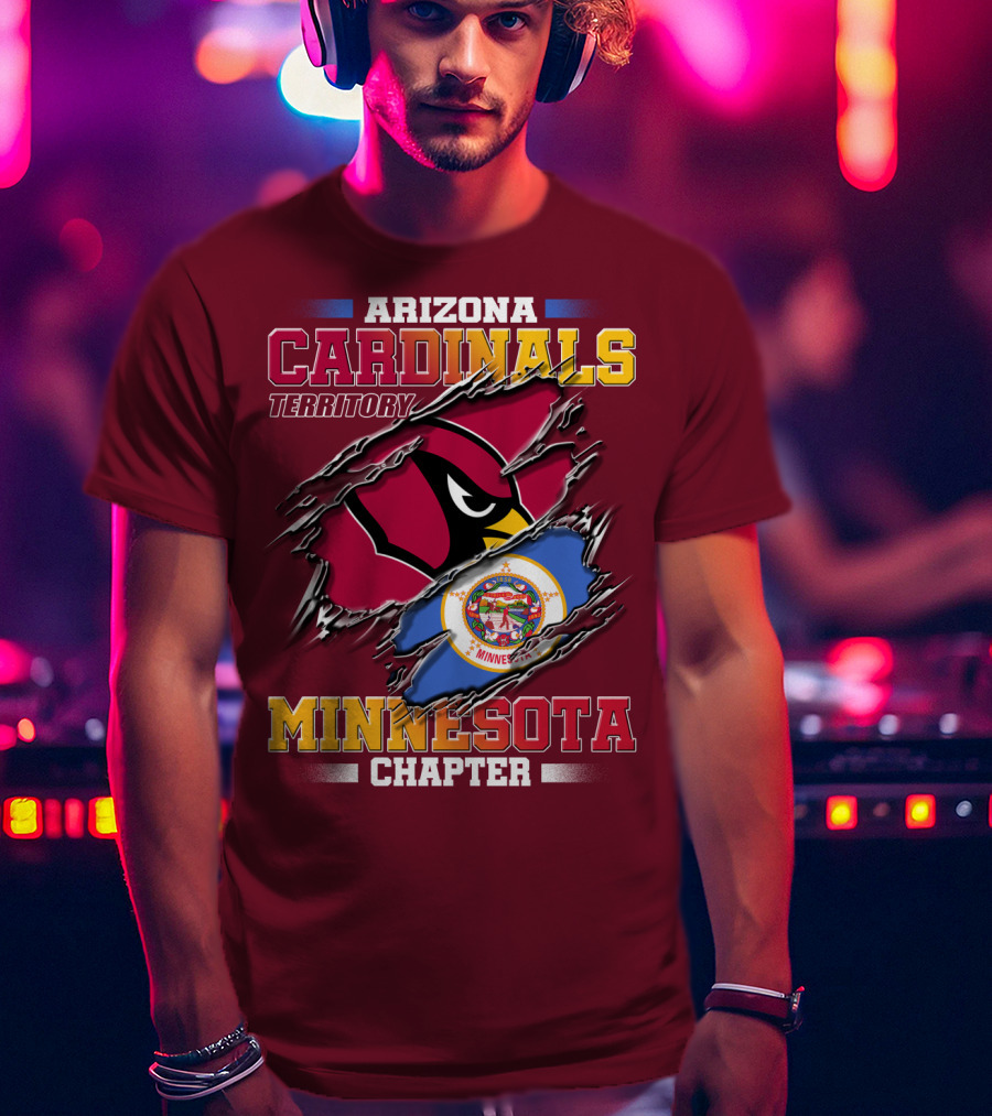 Arizona Cardinals Territory Minnesota Chapter T-Shirt