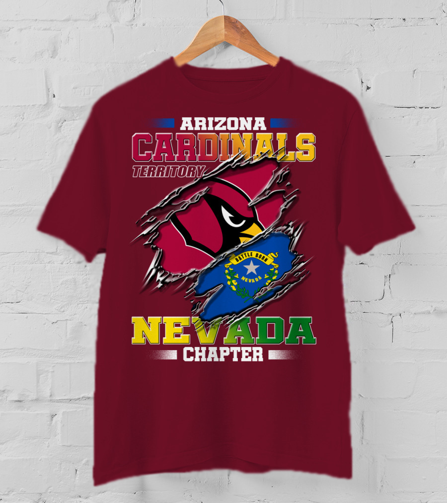 Arizona Cardinals Territory Nevada Chapter T-Shirt