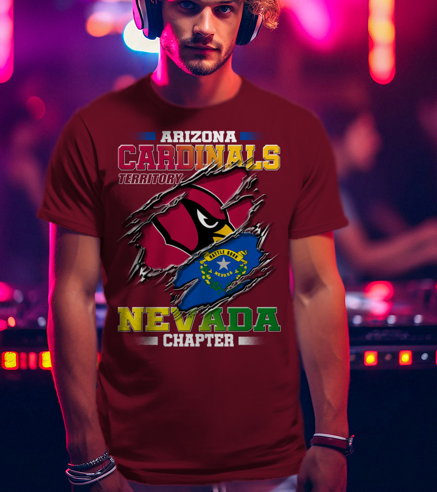 Arizona Cardinals Territory Nevada Chapter T-Shirt
