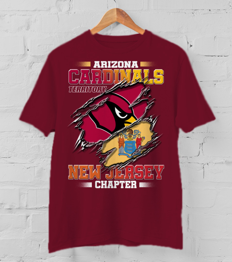 Arizona Cardinals Territory New Jersey Chapter T-Shirt