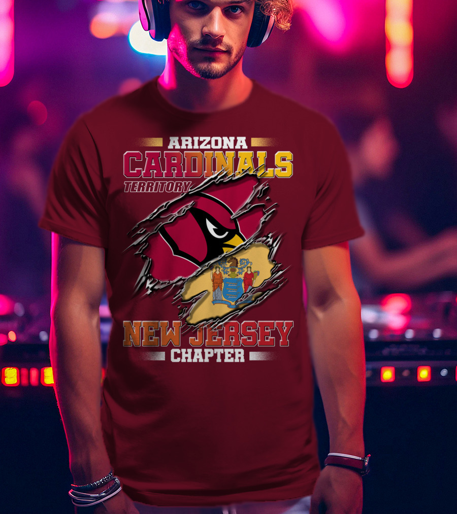 Arizona Cardinals Territory New Jersey Chapter T-Shirt