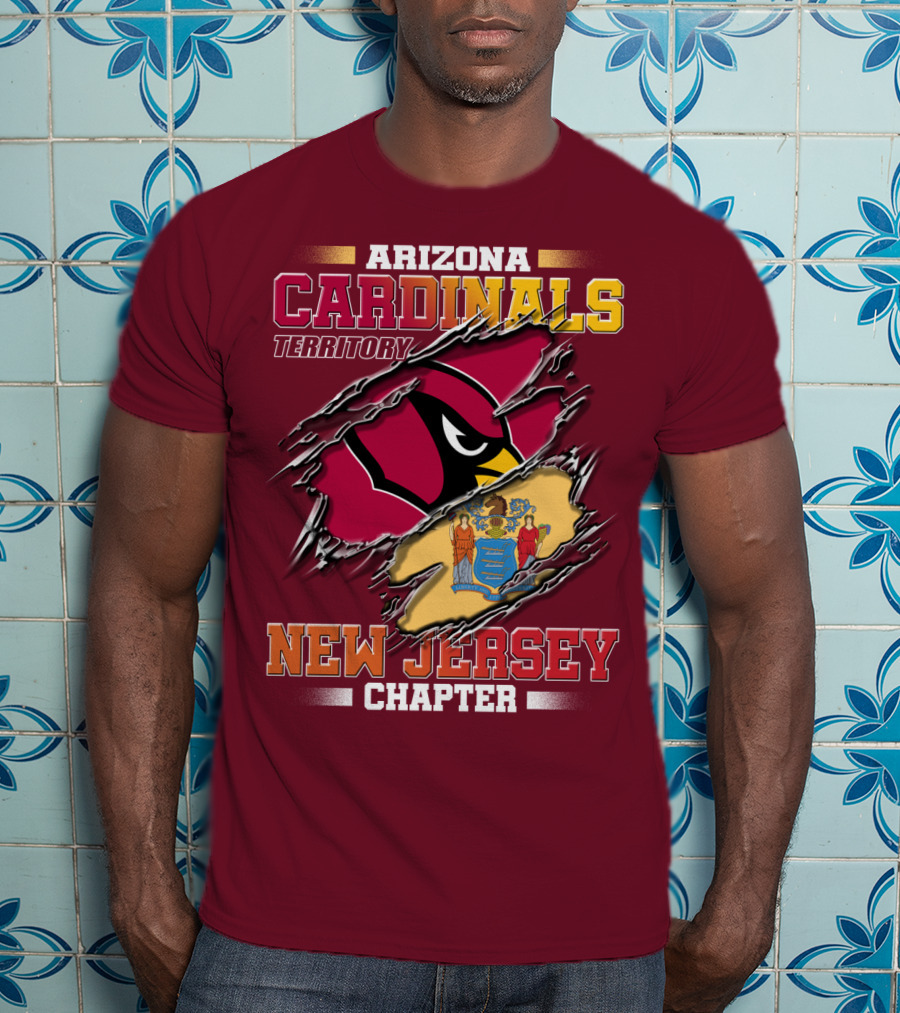 Arizona Cardinals Territory New Jersey Chapter T-Shirt