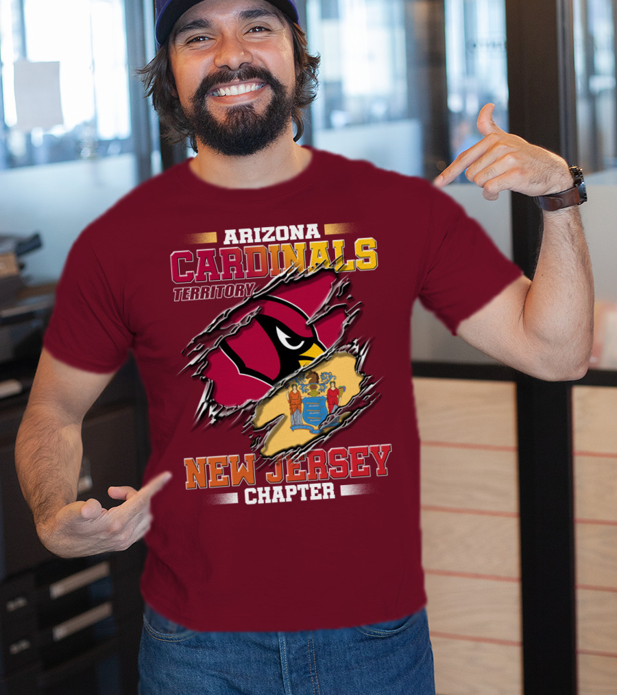 Arizona Cardinals Territory New Jersey Chapter T-Shirt