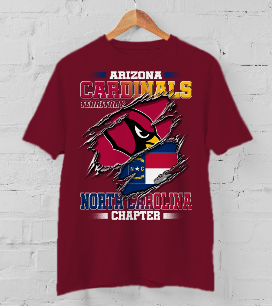 Arizona Cardinals Territory North Carolina Chapter T-Shirt