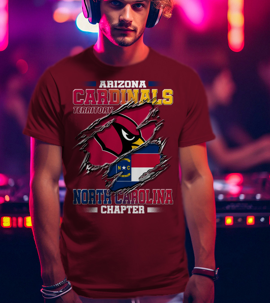 Arizona Cardinals Territory North Carolina Chapter T-Shirt