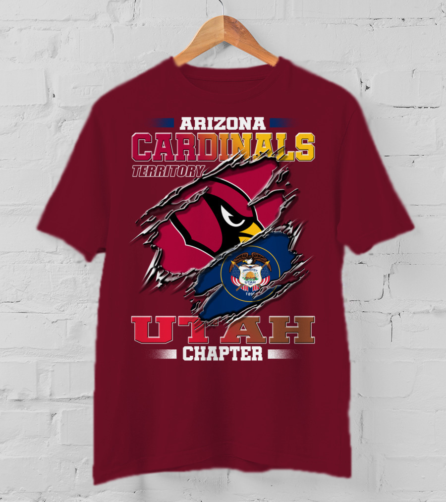 Arizona Cardinals Territory Utah Chapter T-Shirt