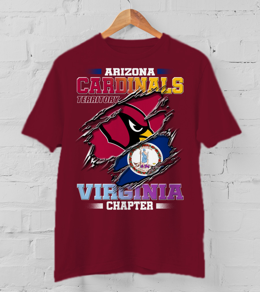 Arizona Cardinals Territory Virginia Chapter T-Shirt