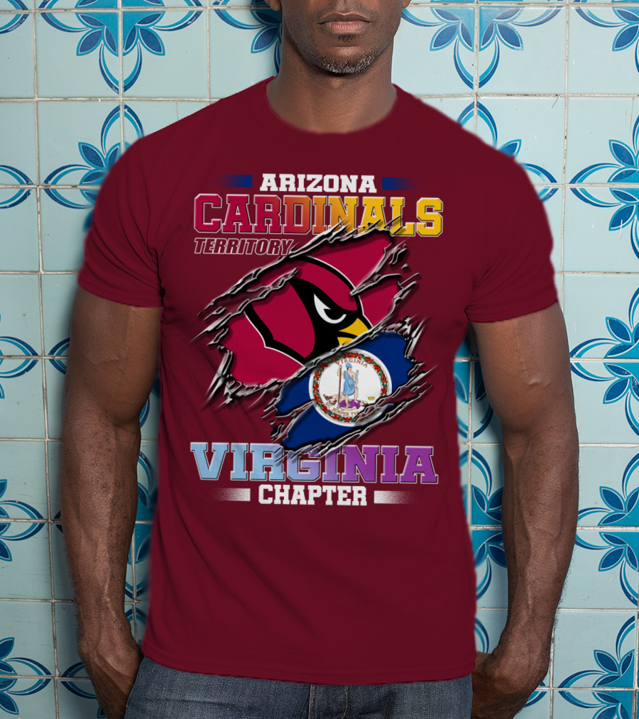 Arizona Cardinals Territory Virginia Chapter T-Shirt