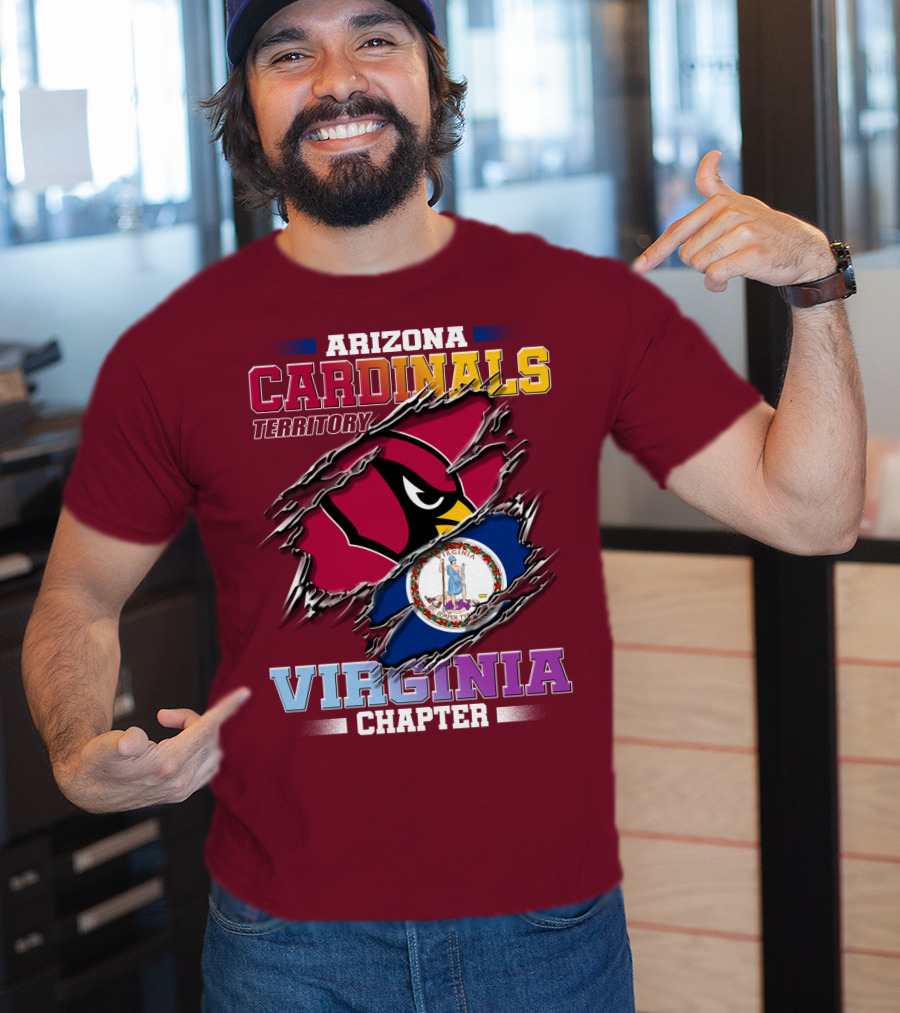 Arizona Cardinals Territory Virginia Chapter T-Shirt