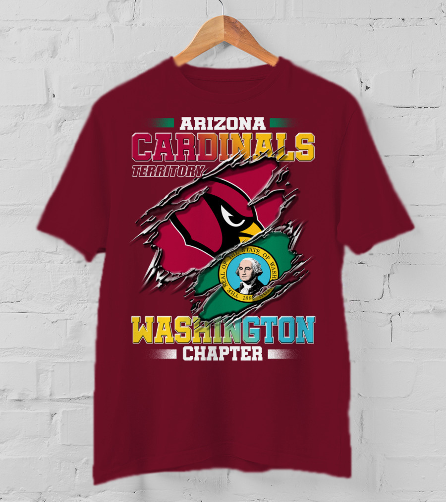Arizona Cardinals Territory Washington Chapter T-Shirt