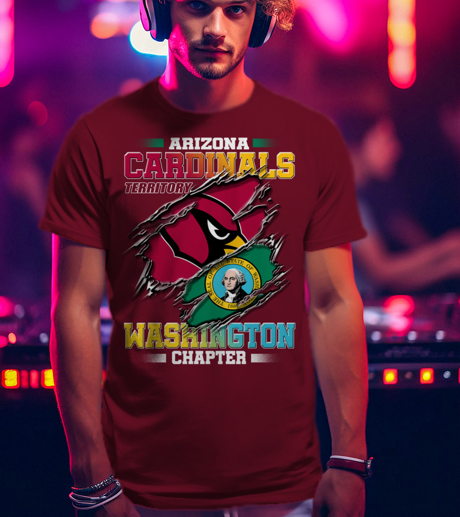 Arizona Cardinals Territory Washington Chapter T-Shirt