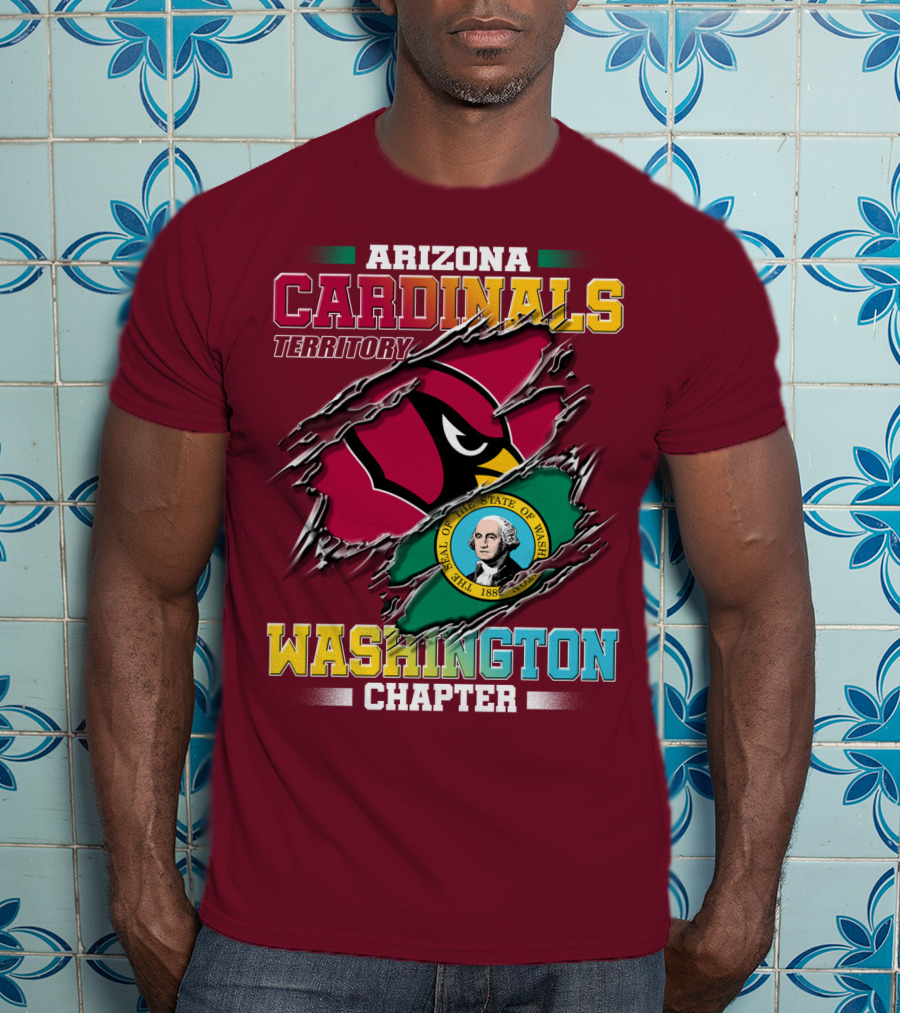 Arizona Cardinals Territory Washington Chapter T-Shirt