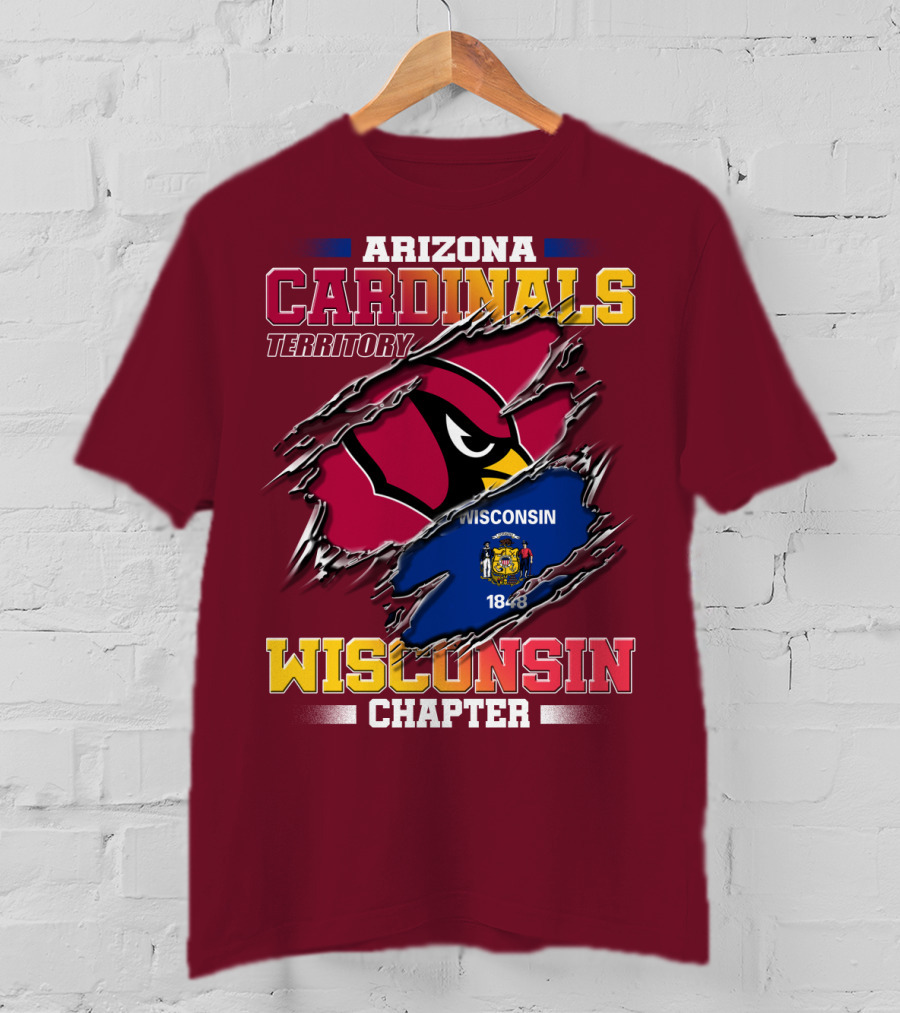 Arizona Cardinals Territory Wisconsin Chapter T-Shirt