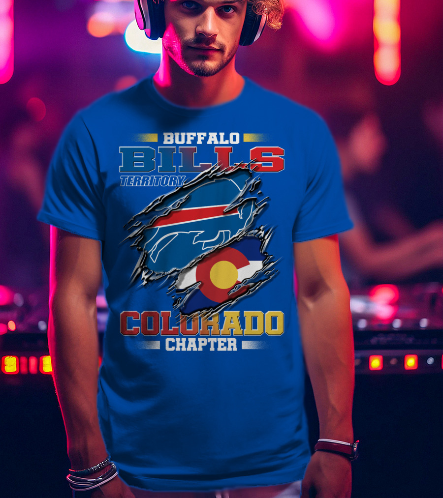 Buffalo Bills Territory Colorado Chapter T-Shirt