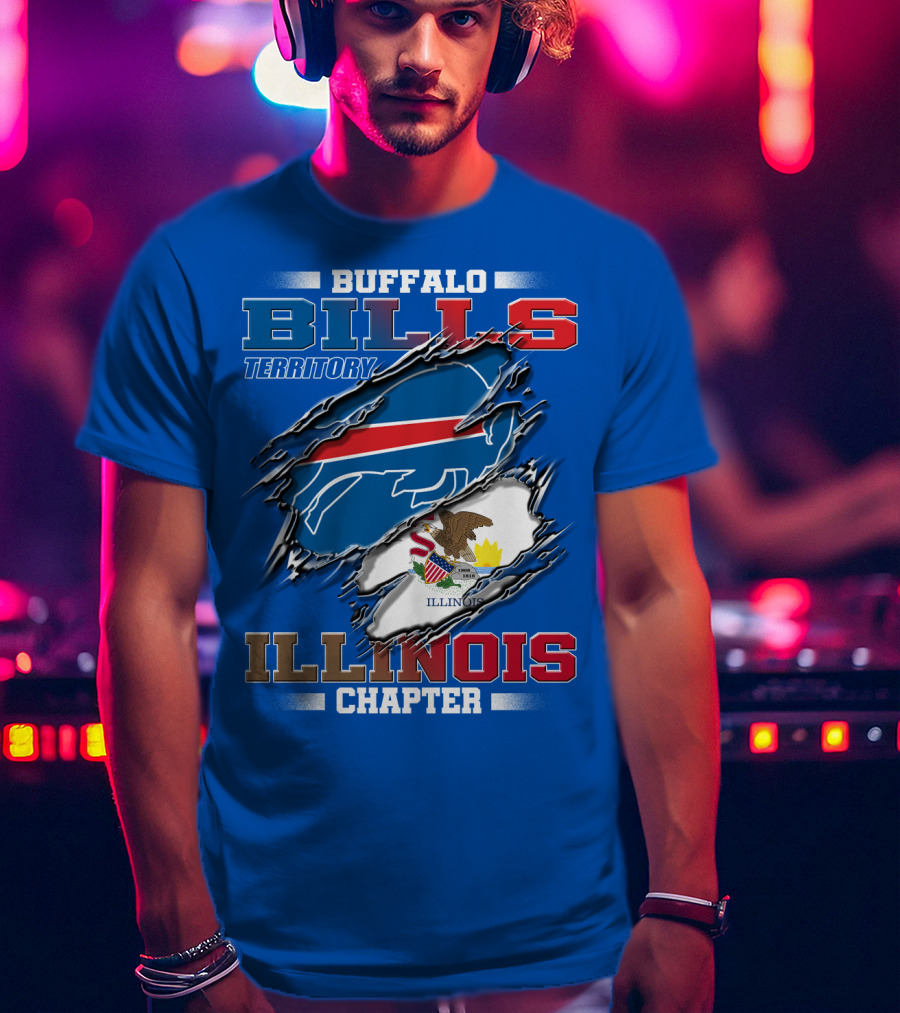 Buffalo Bills Territory Illinois Chapter T-Shirt