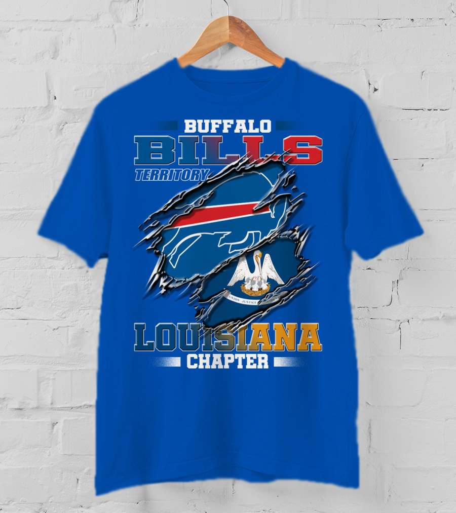 Buffalo Bills Territory Louisiana Chapter T-Shirt