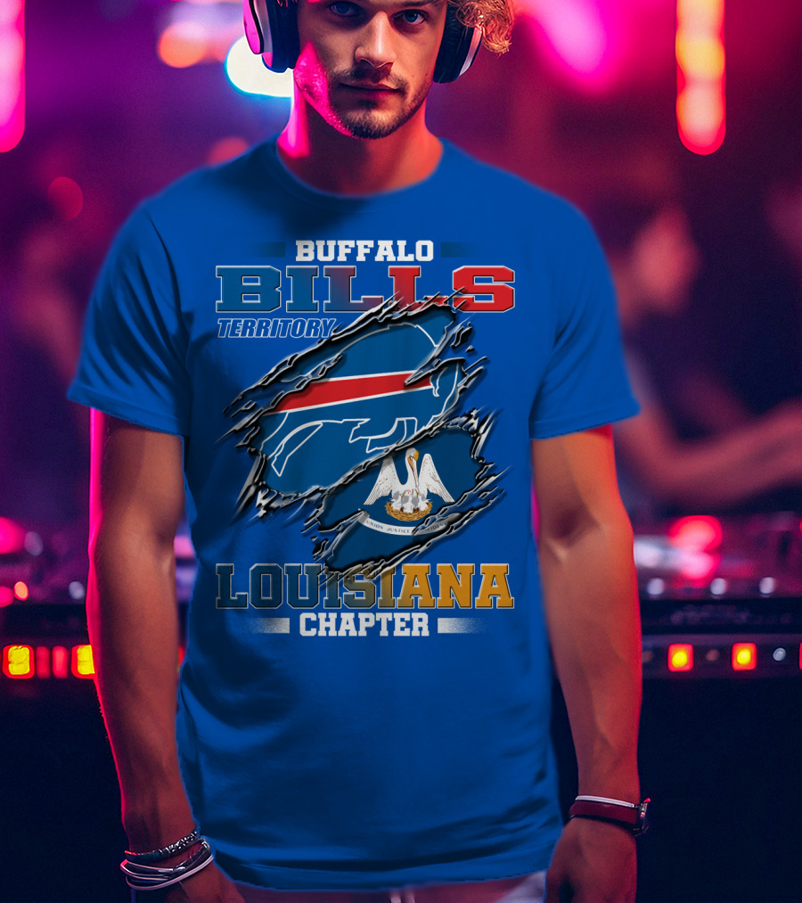 Buffalo Bills Territory Louisiana Chapter T-Shirt