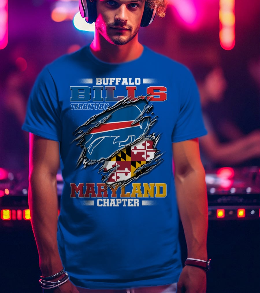Buffalo Bills Territory Maryland Chapter T-Shirt